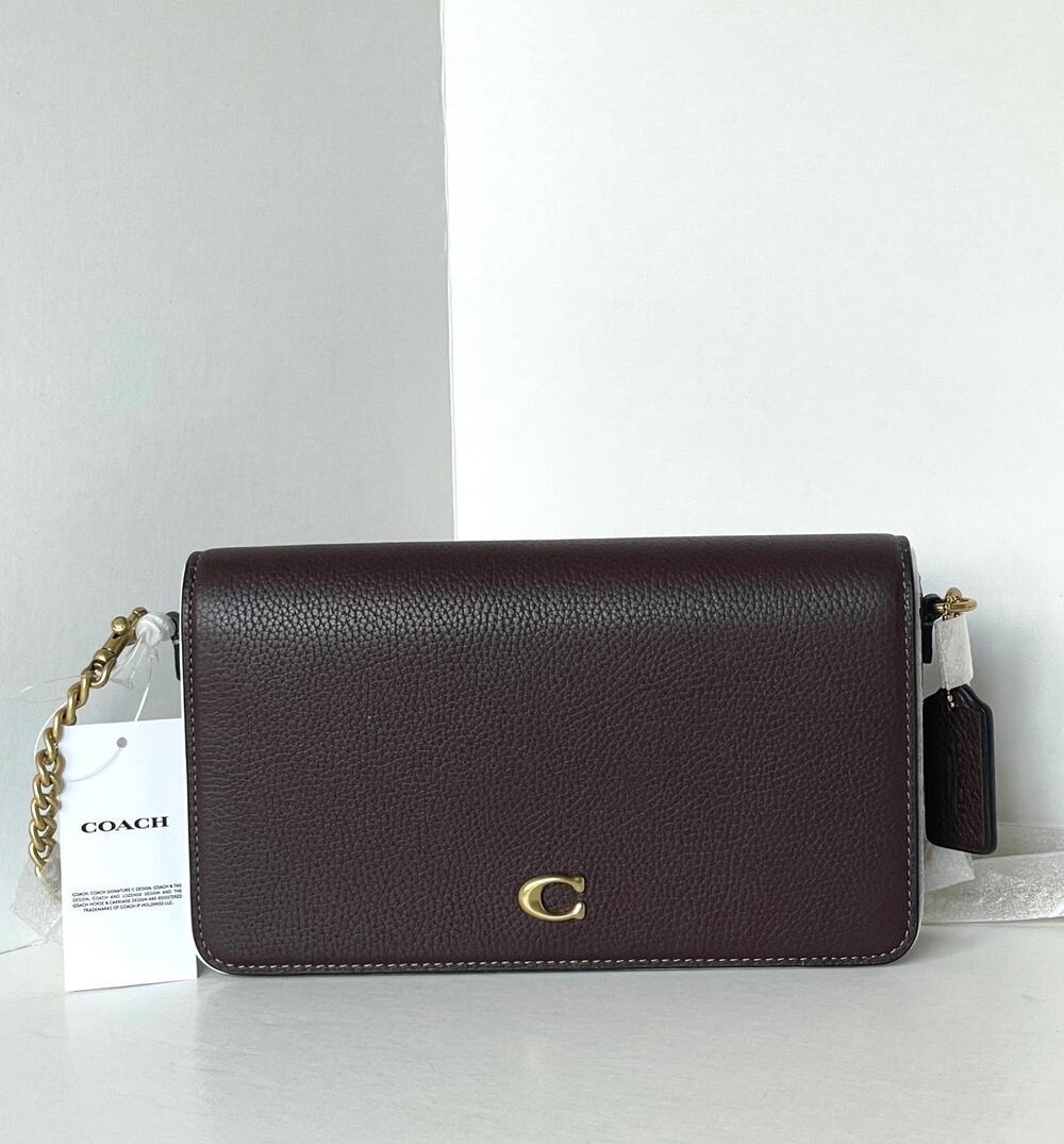 Coach Mila Signature Canvas Crossbody Bag Maple CAO01